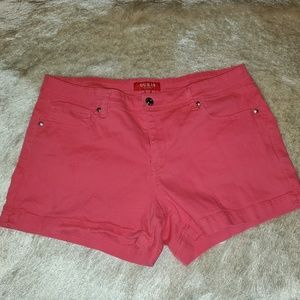Pink guess shorts